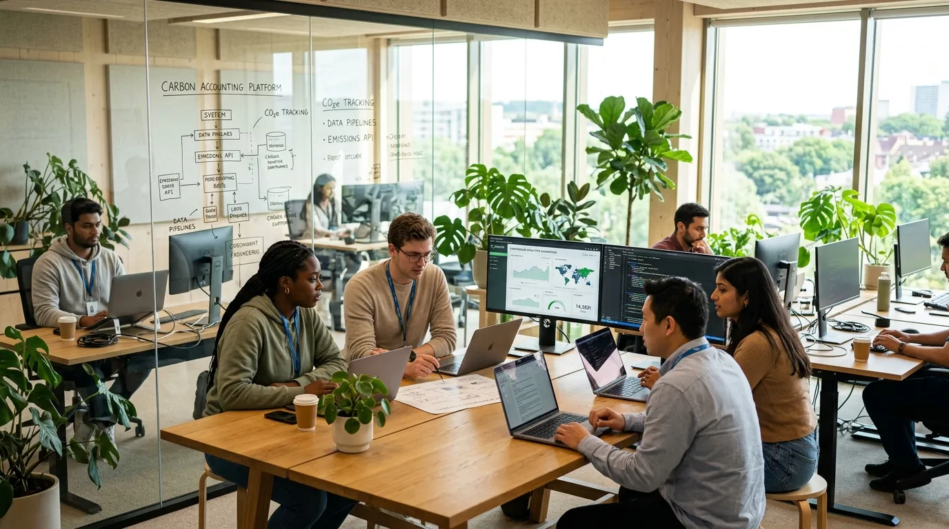 ZeroCarbon Engineering, Climate Science, and Product Team Collaborating